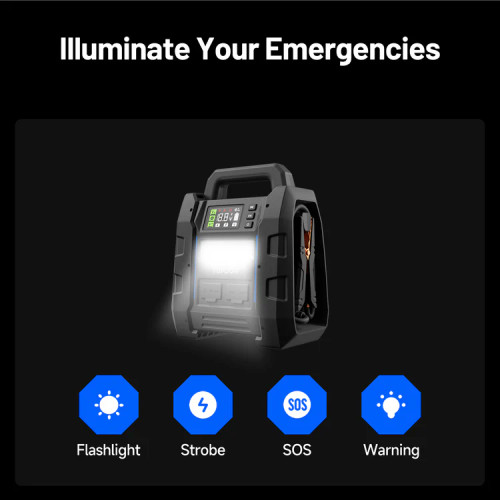 Booster batterie TOPDON V4500 Plus – 4500A, 120 Wh, PD100W, IP65, test batterie