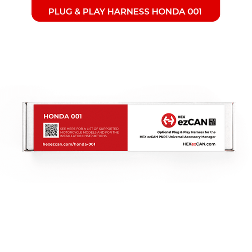 HEX ezCAN PURE – Faisceau Plug & Play HONDA 001 | Installation accessoires moto Honda
