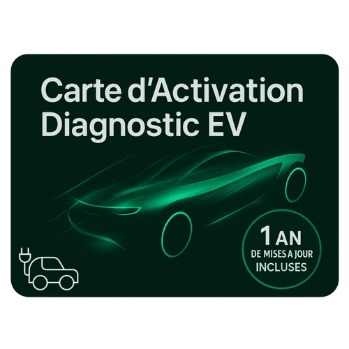Carte activation  diagnostic EV pour X431 TAB 