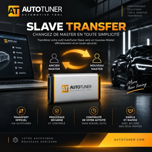 Transfert AutoTuner Slave vers un nouveau Master