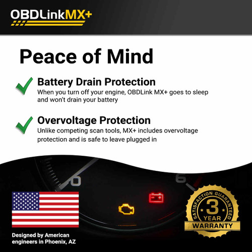 OBDLink MX+ Bluetooth  : Interface de diagnostic compatible IOS & Android et garantie 3 ans