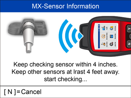 AUTEL MaxiTPMS TS508WF -  Outil  TPMS (clonage et  programmation) MAJ via wifi