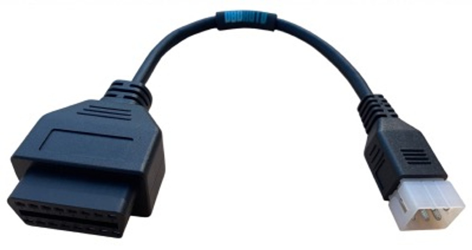 Adaptateur moto Aprilia (connecteur 6 broches)  OBDII 