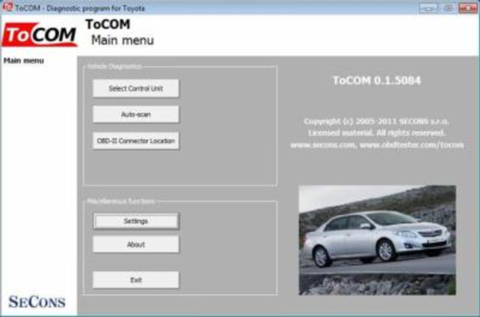 TOCOM version "Pro" pour véhicules Toyota Lexus Scion de 1996 à 2020 +