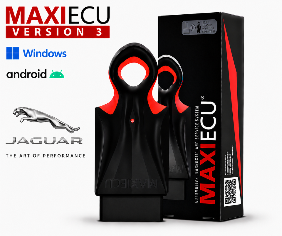 Pack pro Jaguar : Interface professionnelle  + Logiciel MAXIECU 3 (Windows + Android)
