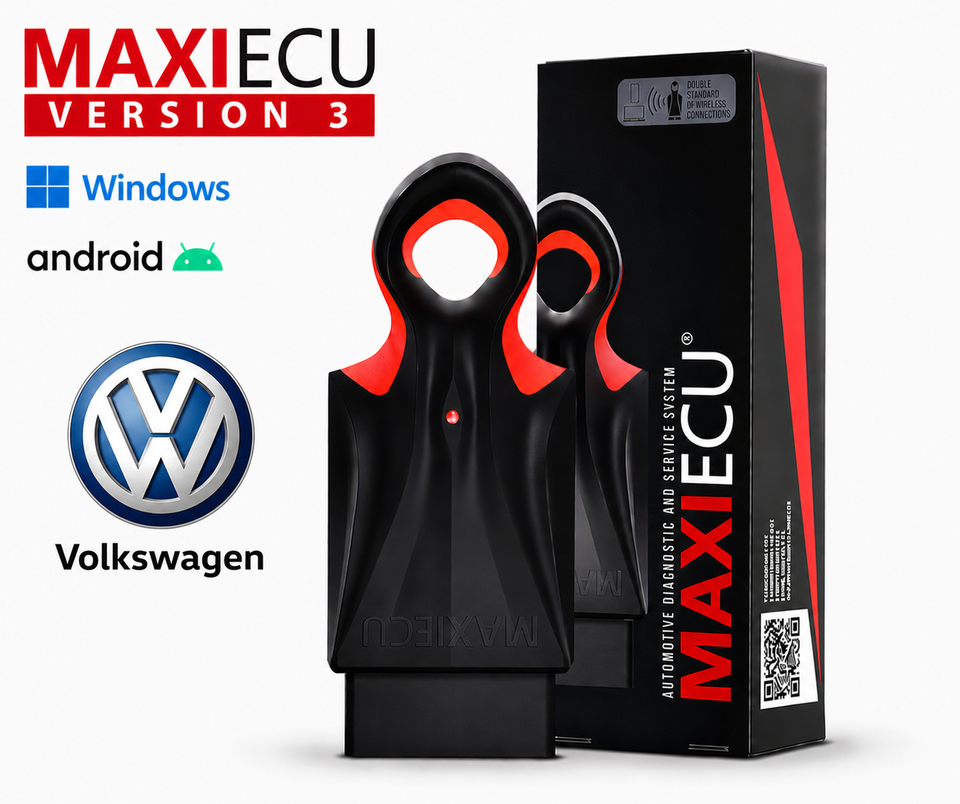 Pack pro VOLKSWAGEN : Interface Maxiecu + Logiciel MAXIECU 3 en français
