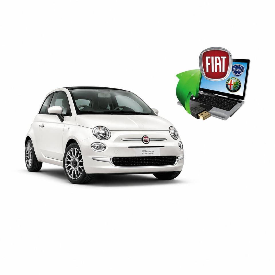 Pack spécial Fiat 500 : Matériel + Logiciel Multiecuscan en français (Version USB)