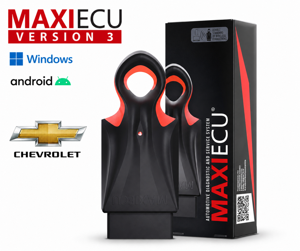 Pack pro Chevrolet : Interface Maxiecu + Logiciel MAXIECU 3 en français (Windows et Android)