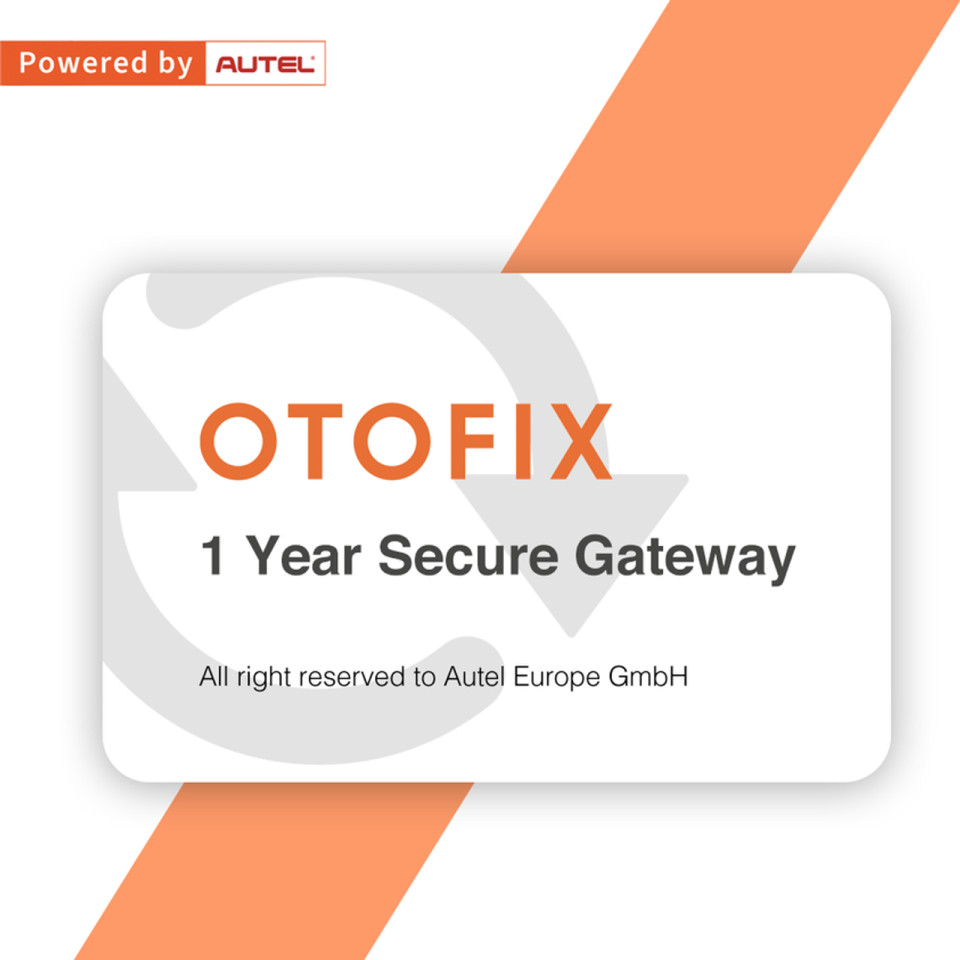 Licence Security Gateway VAG SFD pour appareil Otofix 1 an Licence Security Gateway VAG SFD pour appareil Otofix 1 an