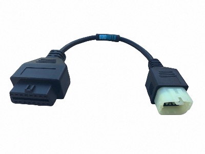 Câble OBD Kawasaki 6 Broches Male - 16 broches OBD femelle (CAN Bus & K Line) Câble OBD Kawasaki 6 Broches Male - 16 broches OBD femelle (CAN Bus & K Line)