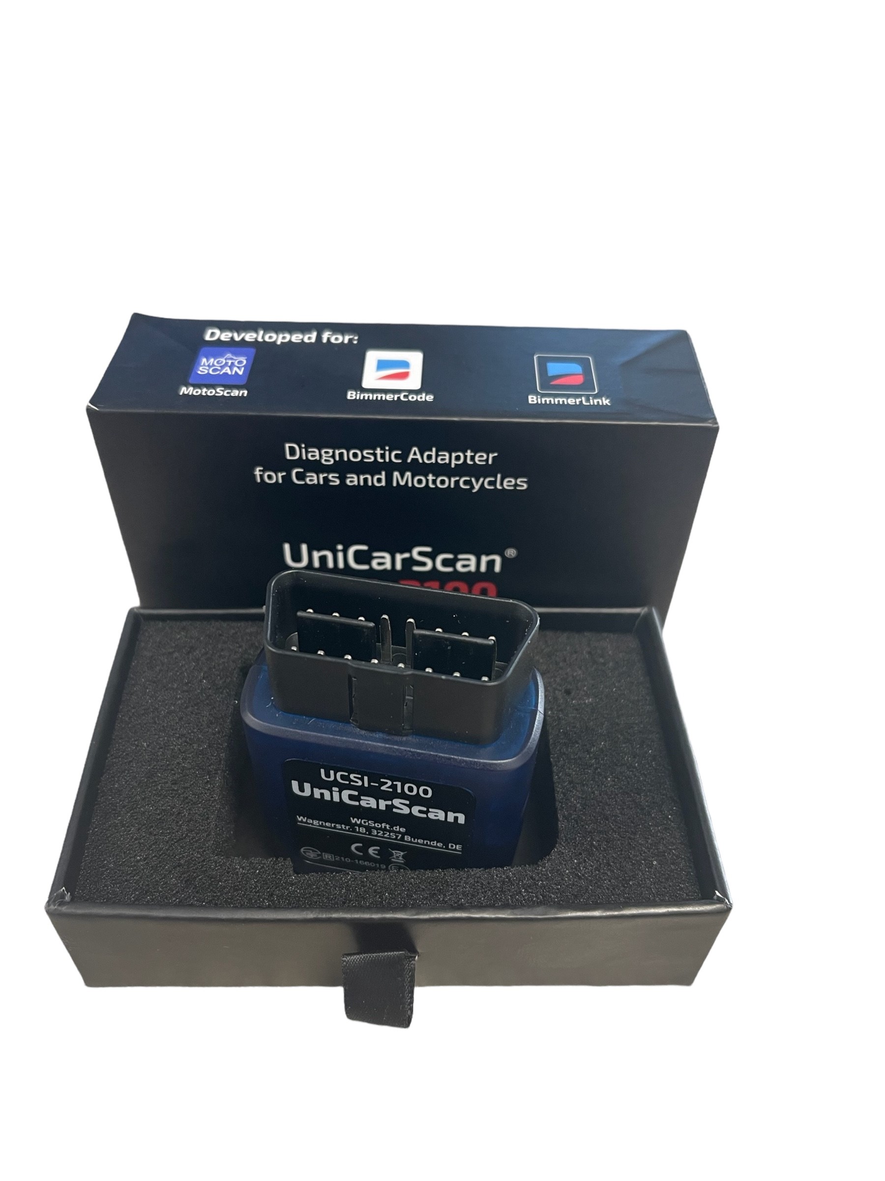 Interface sans fil BT compatible Android, IOS UniCarScan UCSI-2100 Interface sans fil BT compatible Android, IOS UniCarScan UCSI-2100