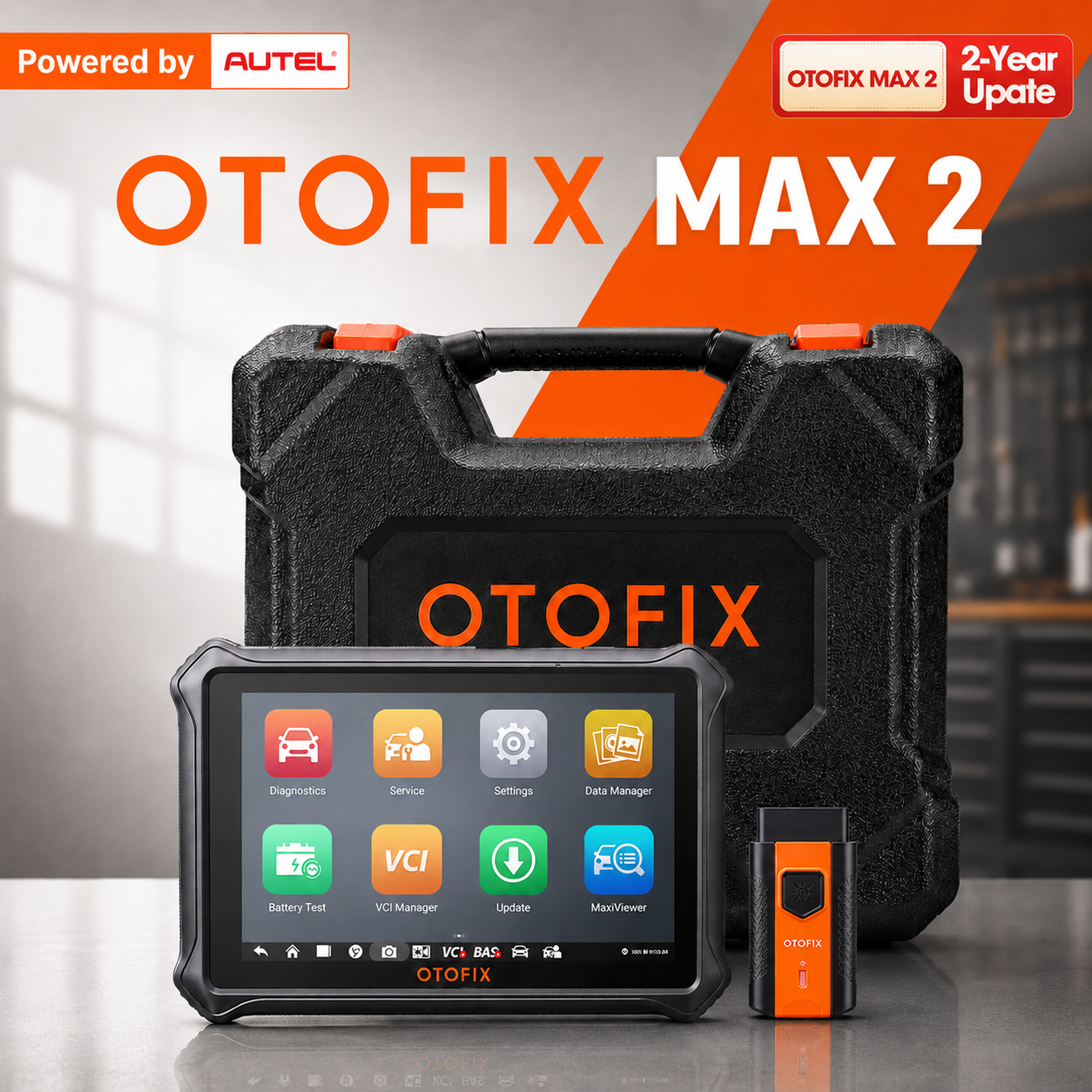 Valise de diagnostic professionnelle OTOFIX D1 Max  version 2 par AUTEL version officielle France 2 ans de mise