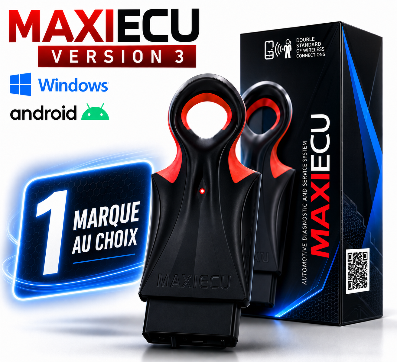 Pack Diagnostic sur mesure ! Interface Maxiecu (bluetooth + Wifi)+ Logiciel MAXIECU 3 (Windows et Android)