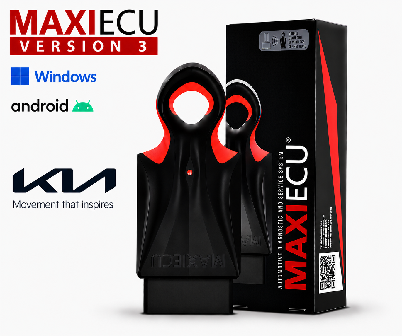 Pack pro Kia : Interface professionnelle  + Logiciel MAXIECU 3 en français