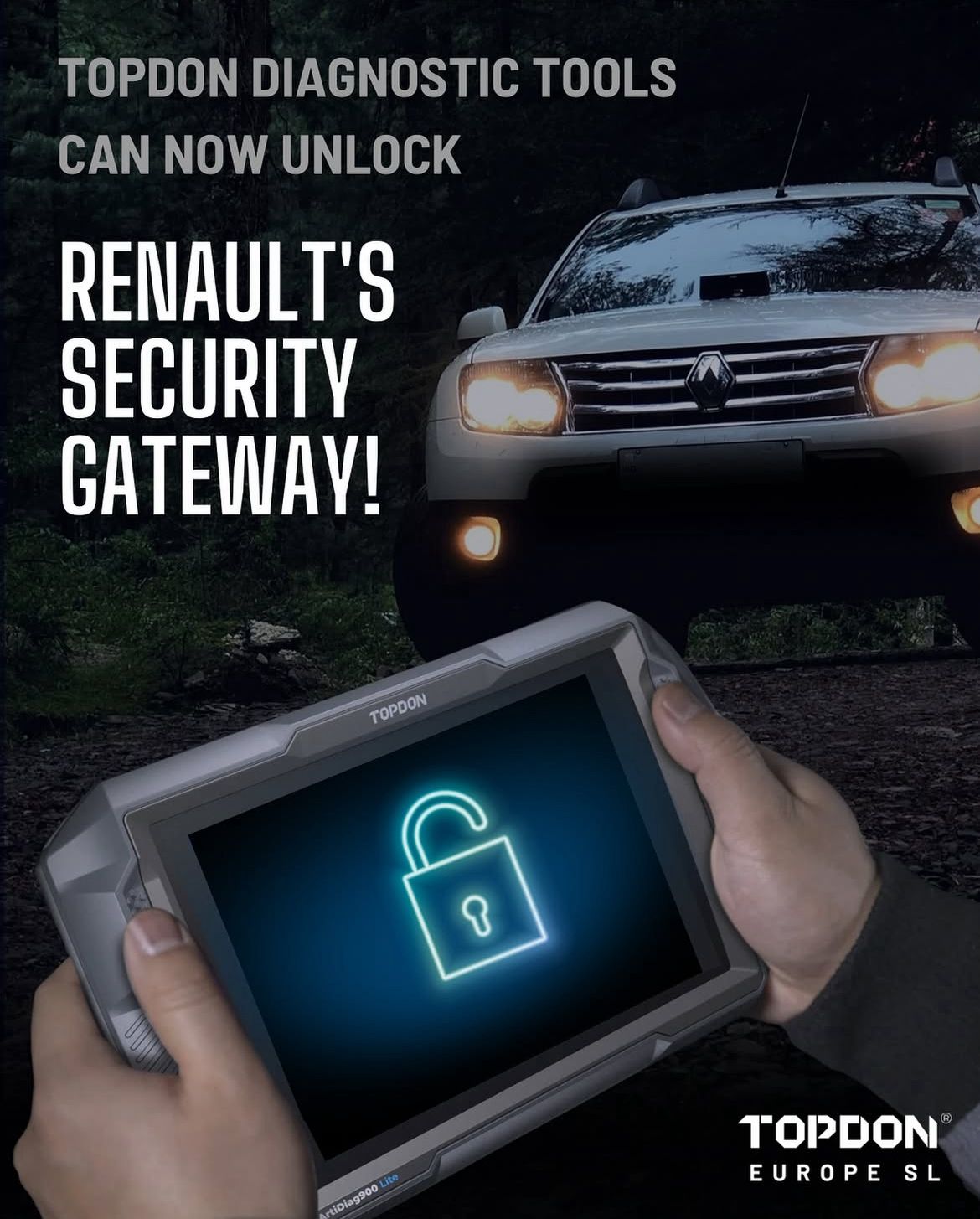 Pack de 20 Tokens de Déverrouillage Cyber-Sécurité Renault – Topdon