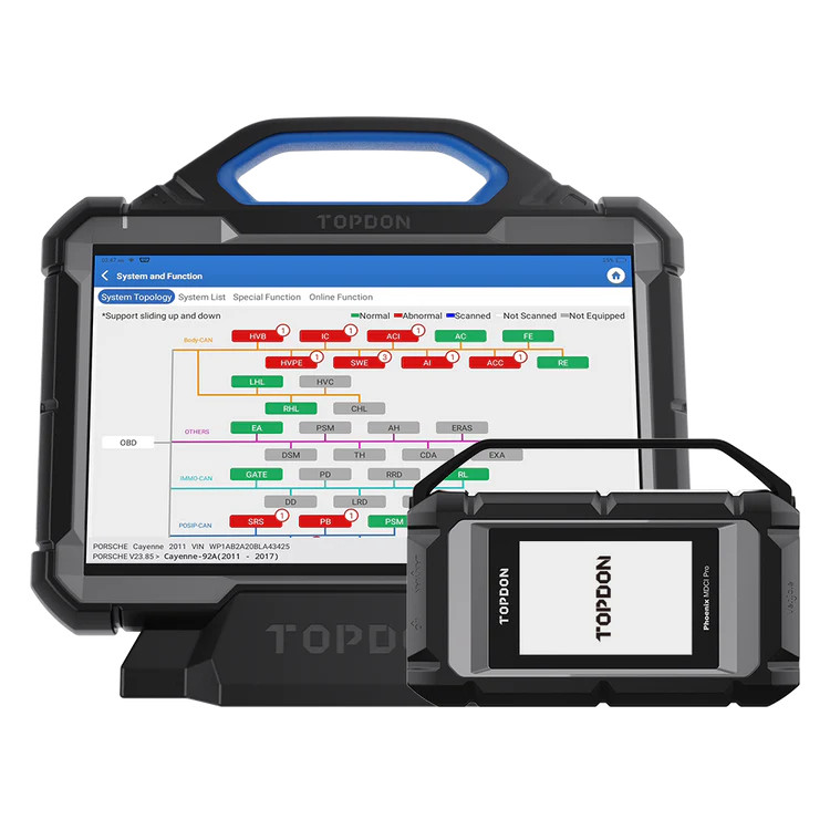 TOPDON Phoenix Max – Valise Diagnostic Professionnelle Haute Performance