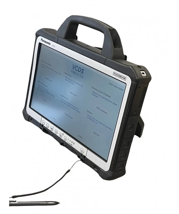 Kit Professionnel Ross-tech VCDS spécial Garage avec Tablette PC Panasonic Toughbook (2ème main) CD-D1 avec SSD et Windows 10