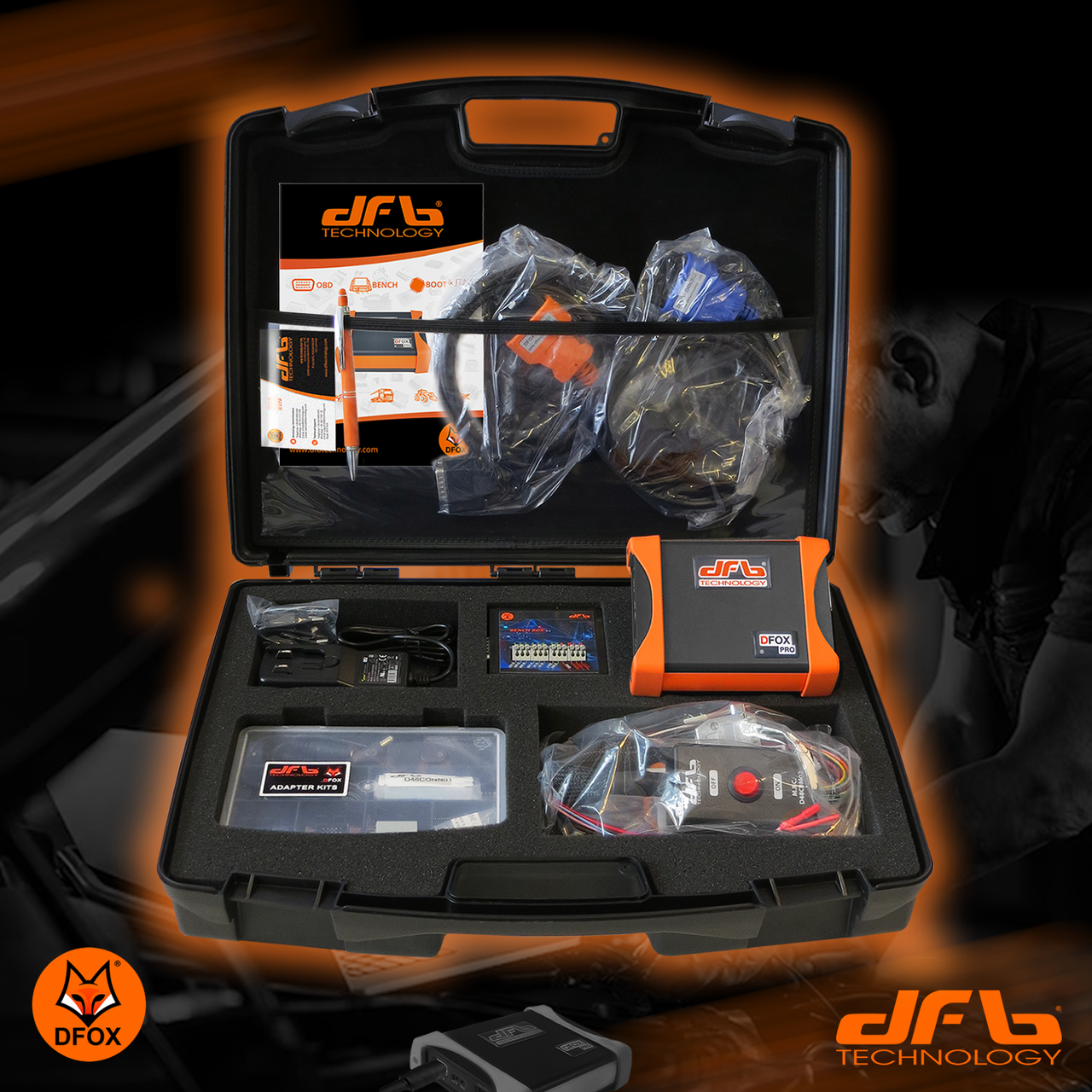 DFOX Slave Light + Heavy – Outil professionnel ultime de lecture et reprogrammation ECU/TCU