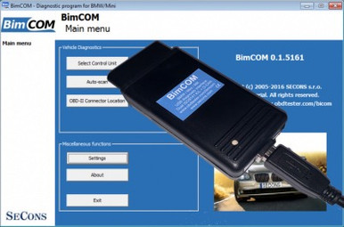 BimCOM - professional BMW and Mini diagnostic software