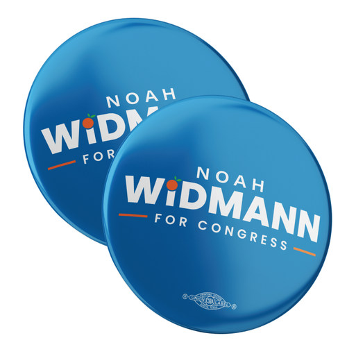 Noah Widmann For Congress (2.25" Pin-Back Button -- Pack Of Two!)