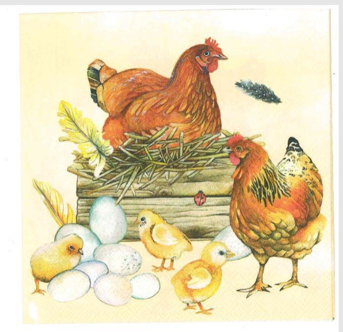 Farmhouse Chicken Napkins