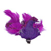 Purple Peacock with Clip