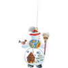Snowman with Bavarian Hat Pewter