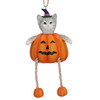 Cat in Pumpkin Ornament Front