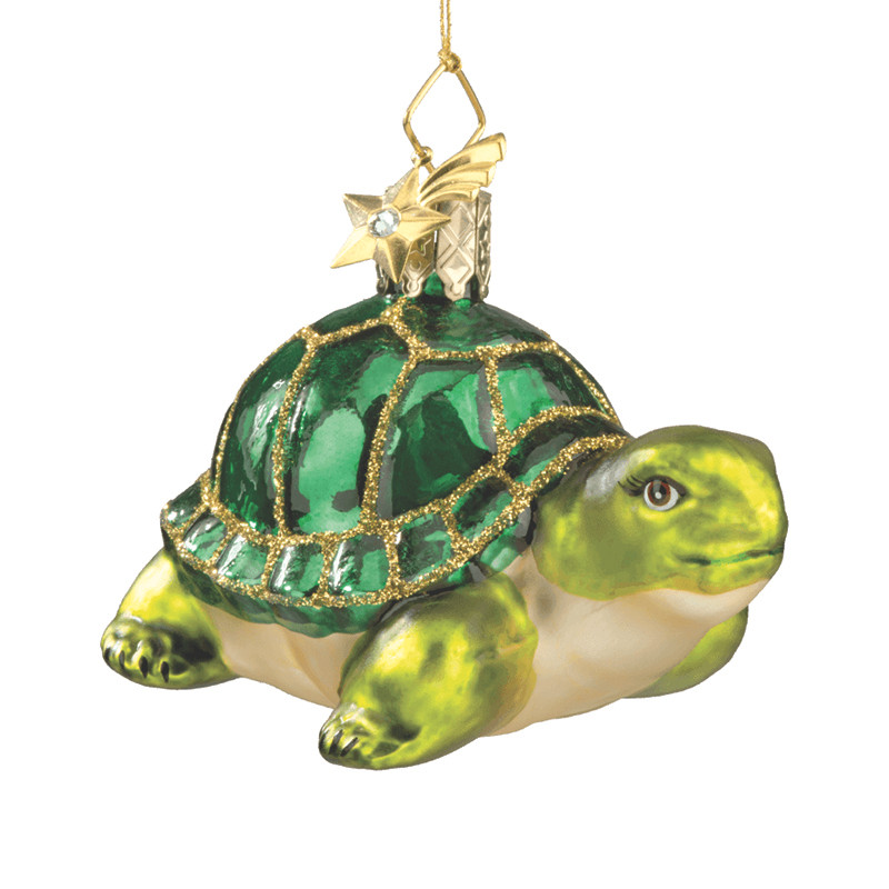 Green Turtle Ornament