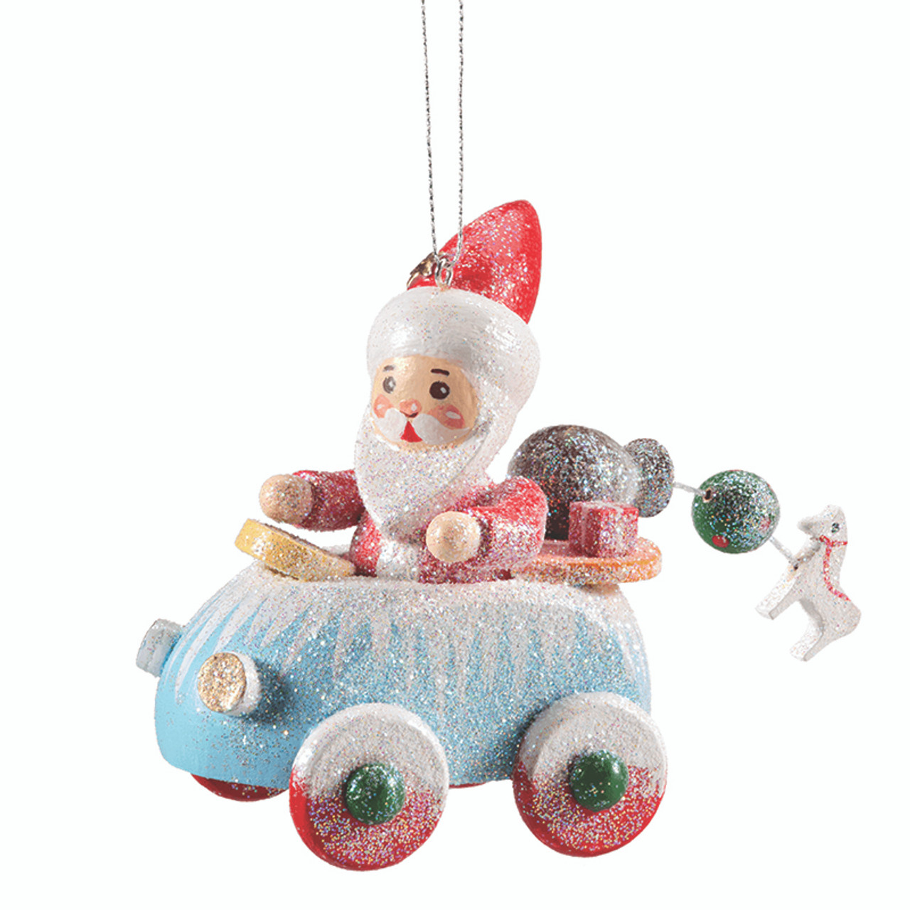 Frosty Car with Santa