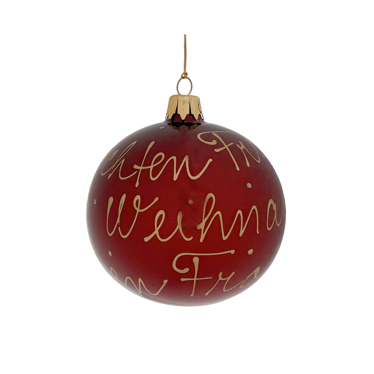 Frohe Weihnachten transparent