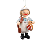 Holzbuddy Butcher in Apron Wood Ornament