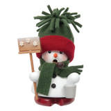 Cozy Snowman with Shovel