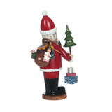 Santa Claus with Tree and Gift Boxes