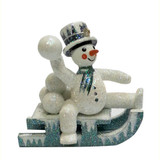 Frosty Snowman on Sled