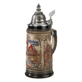 Colorful Rothenburg Beer Stein Colorful Rothenburg Beer Stein