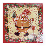 Santa Gingerbread Napkins