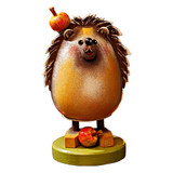 Hedgehog with Apples