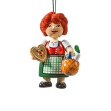 Holzbuddy Bavarian Girl Wood Ornament