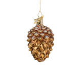 Pine Cone Glass Ornament