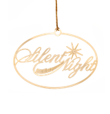 Brass Silent Night Ornament