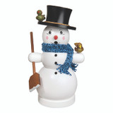 Snowman with Blue Scarf