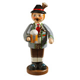 Bavarian Man with Mug and Pipe