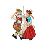 Dancing Bavarian Couple