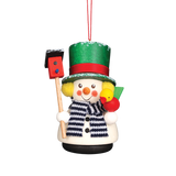 Snowman with Green Hat