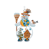 Snowman with Bavarian hat