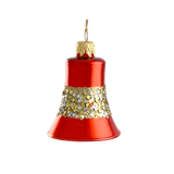 Red with Gold Sequins Bell