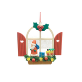Window with Santa Claus