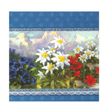Bavarian Flowers & Mountains Napkins