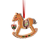 Gingerbread Rocking Horse Ornament